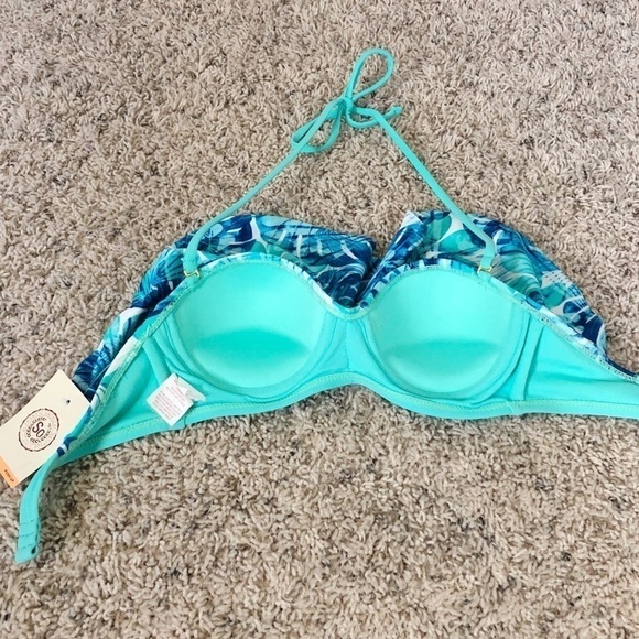 🆕 Sexy tie dye padded push up bikini swim top - Picture 4 of 10